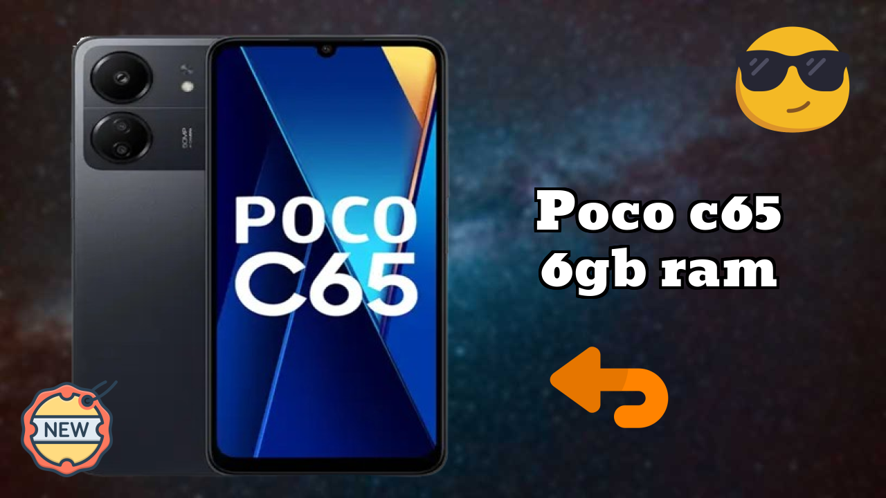 POCO C65 6GB RAM Usage: 6 GB RAM Handles Heavy Tasks?